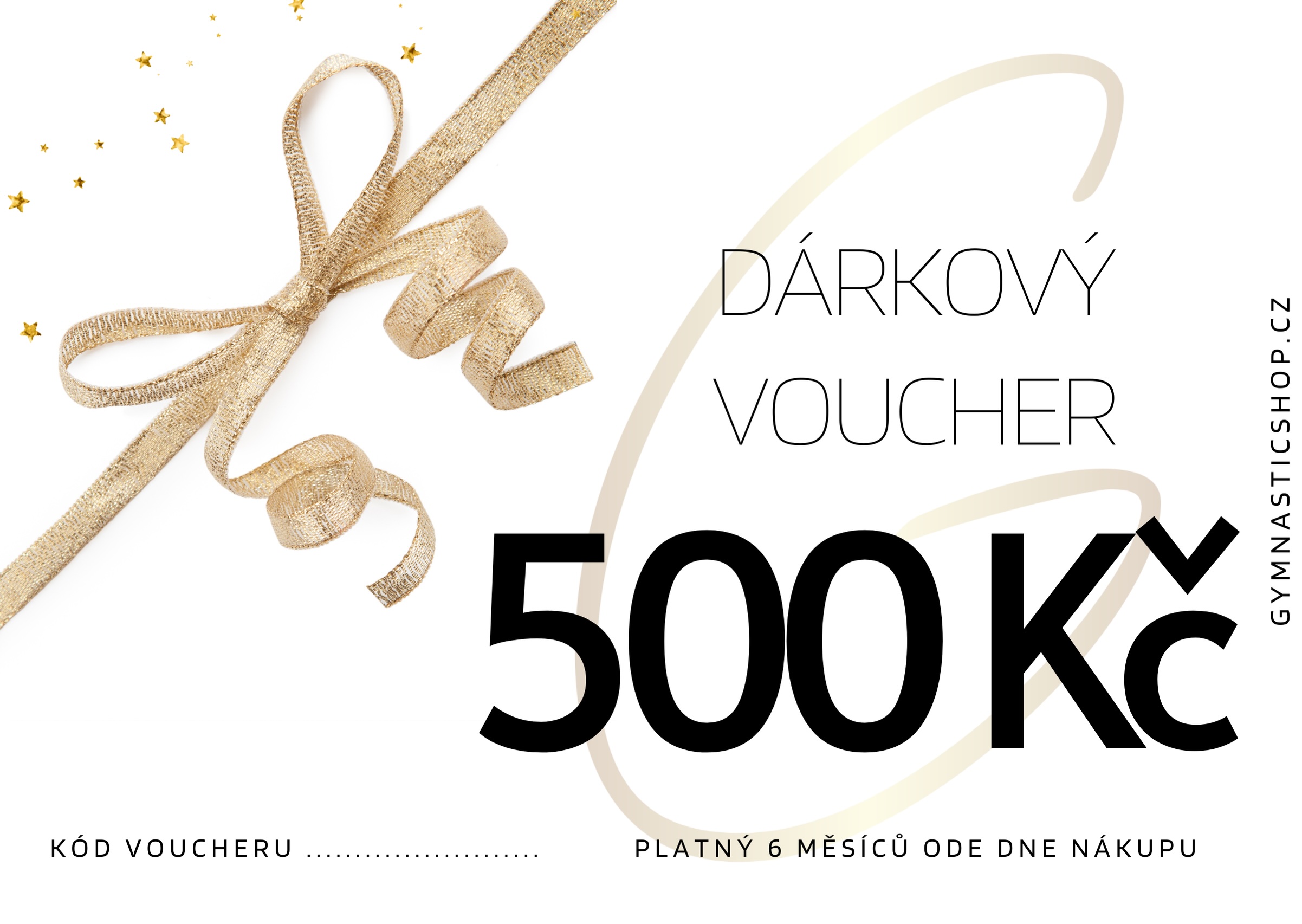 Dárková poukázka na 500 Kč